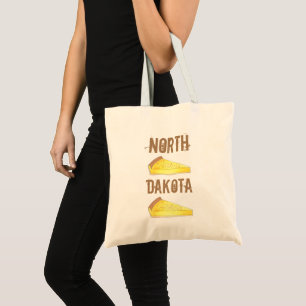 North Dakota Kuchen Custard Cake Slice ND Dessert Tote Bag