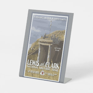 North Dakota, Lewis and Clark Trail, Pedestal Sign