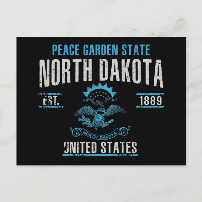 North Dakota Postcard (Front)