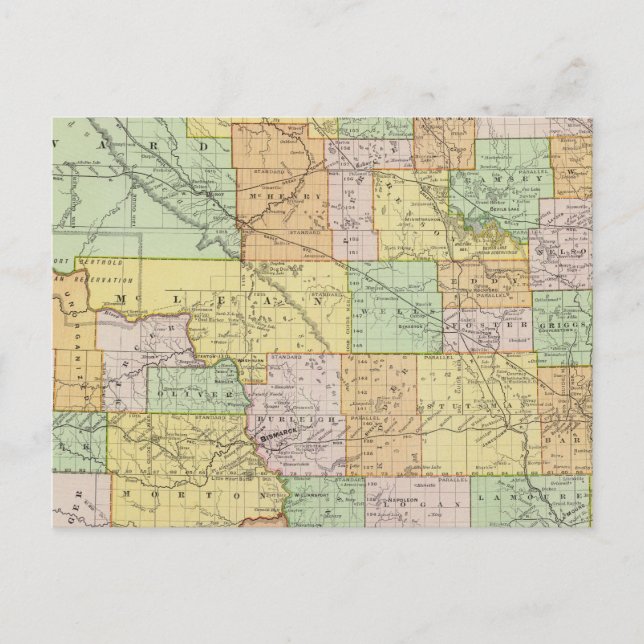 North Dakota Postcard (Front)