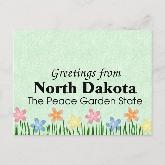 North Dakota Postcard (Front)