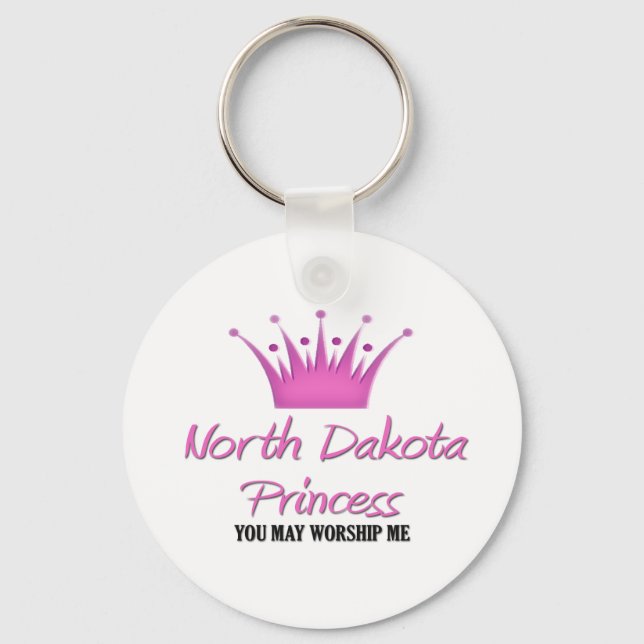North Dakota Princess Key Ring (Front)
