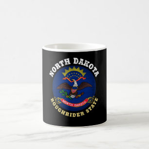 NORTH DAKOTA ROUGHRIDER STATE FLAG COFFEE MUG