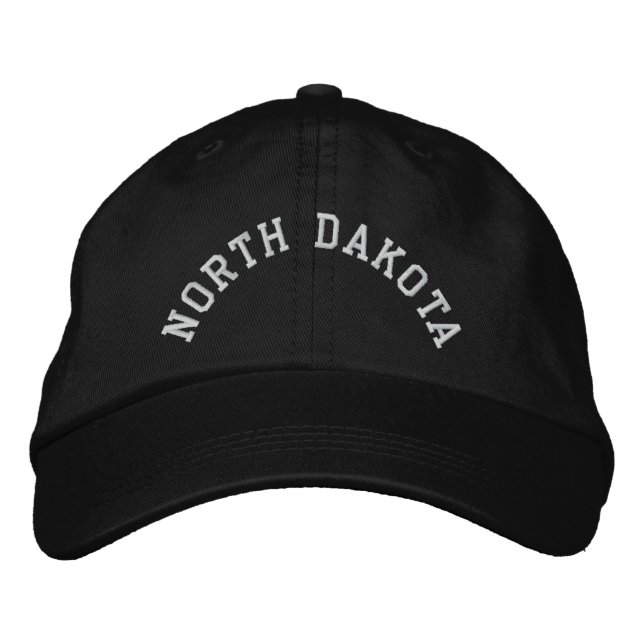 North Dakota State Embroidered Hat (Front)