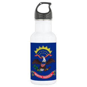 North Dakota State Flag 532 Ml Water Bottle