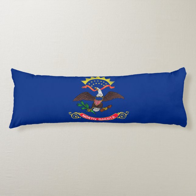 North Dakota State Flag Body Cushion (Front)