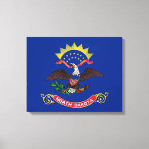 North Dakota State Flag (North Dakotan) Canvas Pri