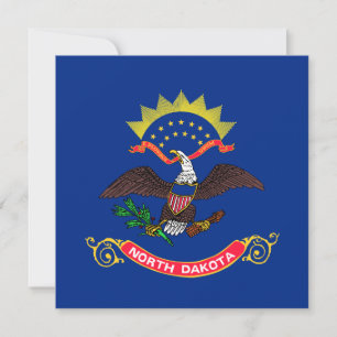 North Dakota State Flag (North Dakotan) Card
