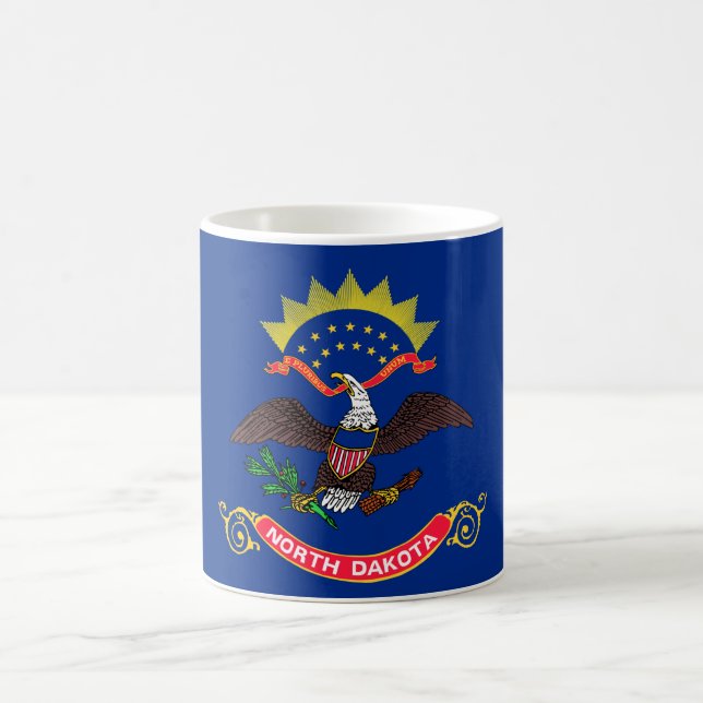 North Dakota State Flag (North Dakotan) Coffee Mug (Center)