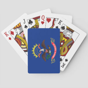 North Dakota State Flag (North Dakotan) Playing Ca Cards