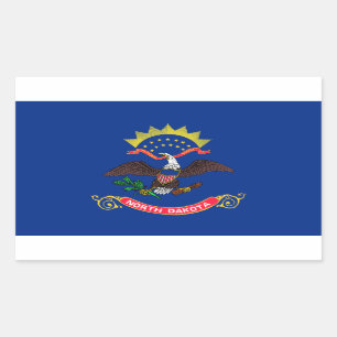 North Dakota State Flag Sticker