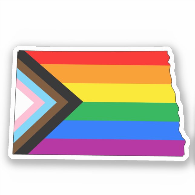North Dakota State Pride LGBTQ Progress Pride (Front)