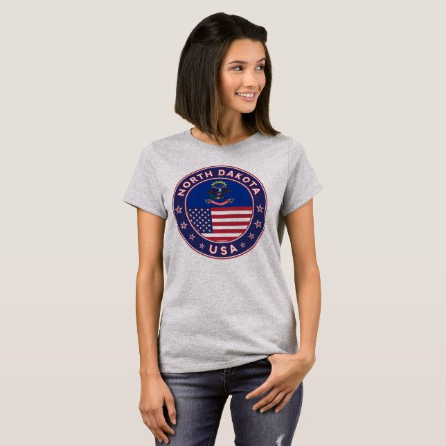North Dakota T-Shirt (Front Full)
