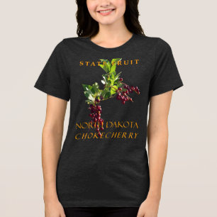 North Dakota Territory Fruit The Chokecherry Tri-Blend Shirt