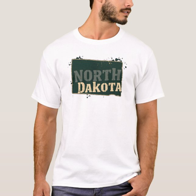 North Dakota Tshirt V04 (Front)