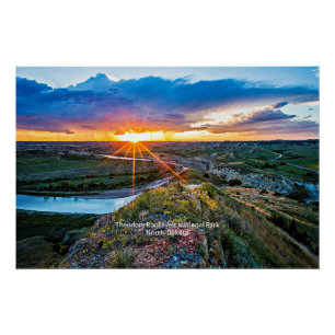 North Dakota's Theodore Roosevelt Park Poster