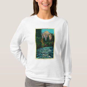 North Dome and Merced River from Happy Isles T-Shirt
