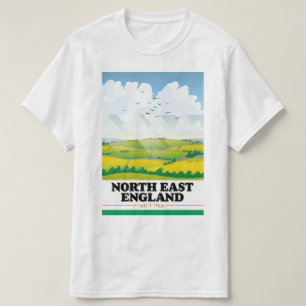 North East England travel poster. T-Shirt