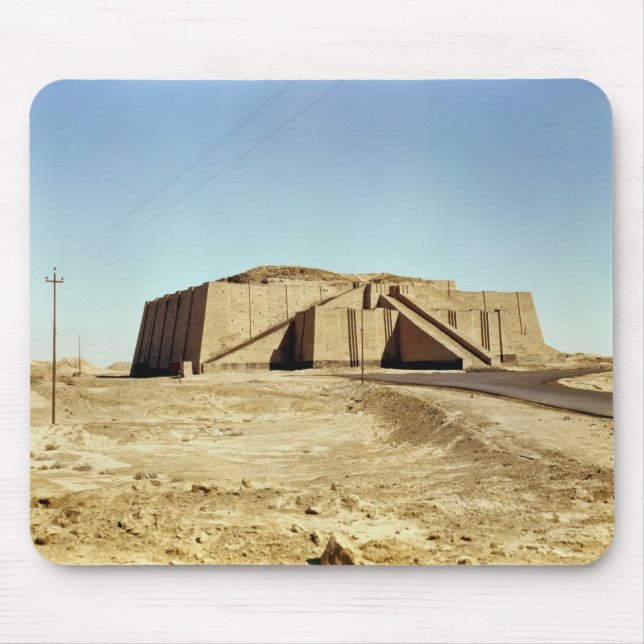 North-eastern facade of the ziggurat, c.2100 BC Mouse Pad (Front)