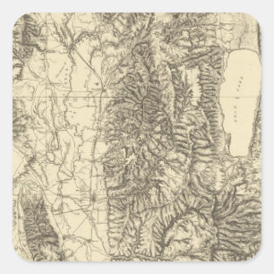 North Eastern Utah and South Eastern Idaho Square Sticker