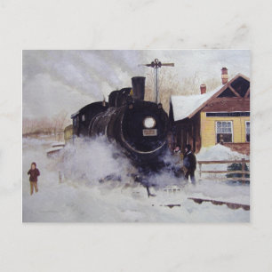 North Freedom Train Depot- postcard