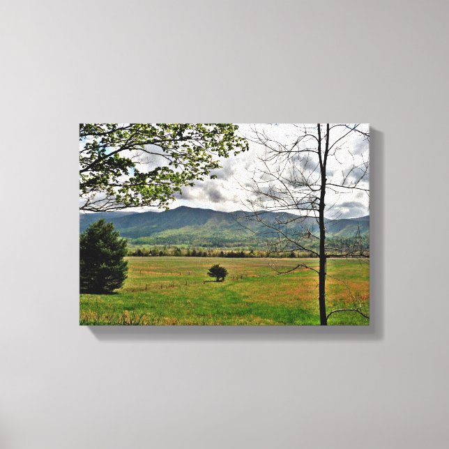 North Georgia Mountains Scene Canvas (Front)