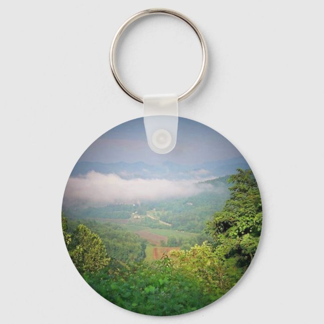 North Georgia Mountains, USA Key Ring (Front)