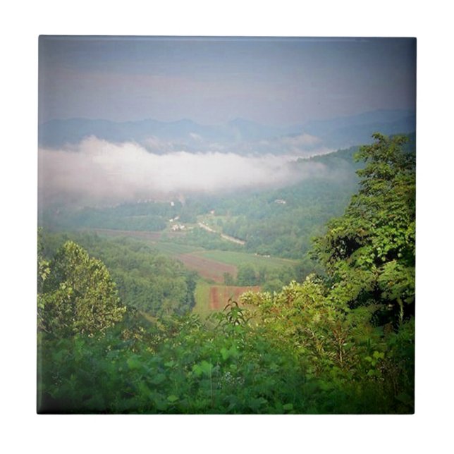 North Georgia Mountains, USA Tile (Front)