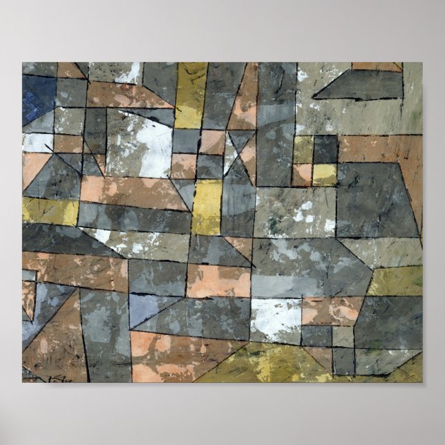 North German City : Paul Klee 1930 Poster (Front)