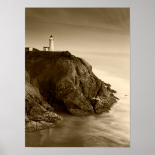 North Head Lighthouse   Fort Canby State Park, WA Poster