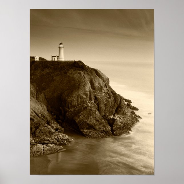 North Head Lighthouse | Fort Canby State Park, WA Poster (Front)
