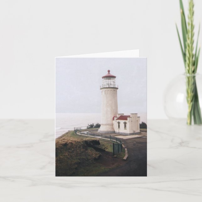 North Head Lighthouse Note Card - Blank (Front)