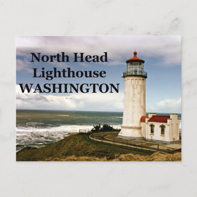 North Head Lighthouse, Washington Postcard (Front)