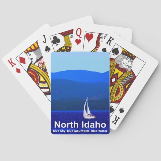 North Idaho Blue Playing Cards (Back)