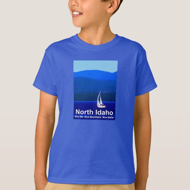 North Idaho Blue T-Shirt (Front)