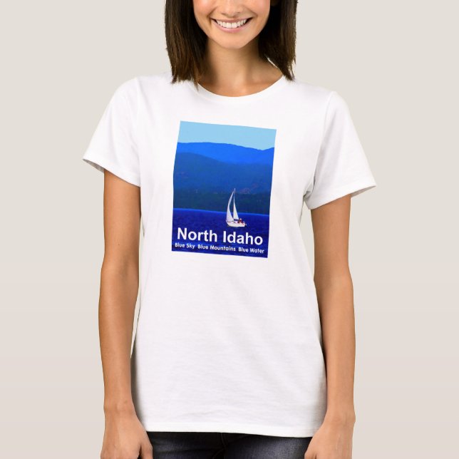 North Idaho Blue T-Shirt (Front)