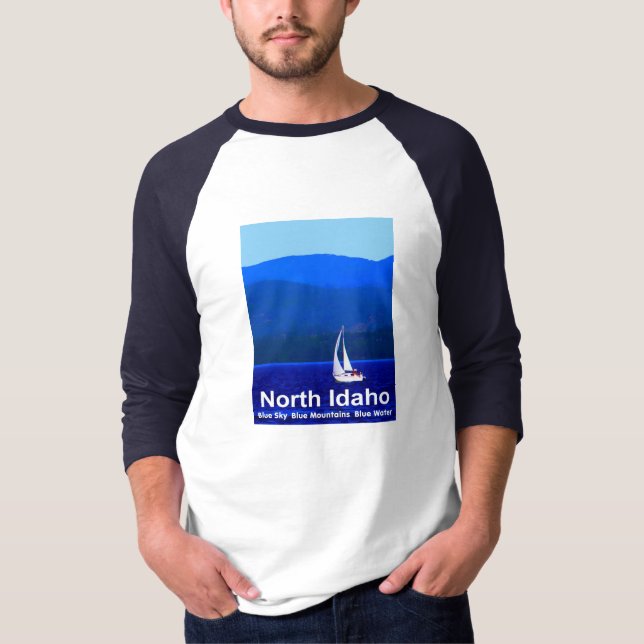 North Idaho Blue T-Shirt (Front)