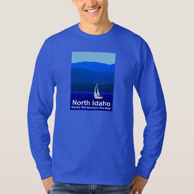 North Idaho Blue T-Shirt (Front)