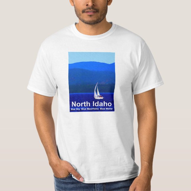 North Idaho Blue T-Shirt (Front)