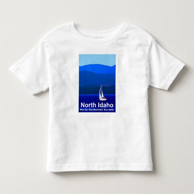 North Idaho Blue Toddler T-Shirt (Front)