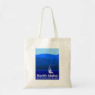 North Idaho Blue Tote Bag
