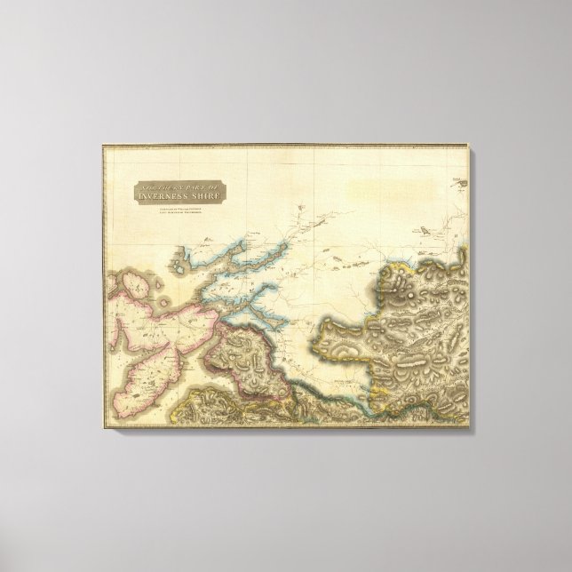 North Inverness Shire Canvas Print (Front)