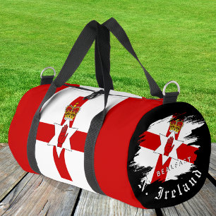 North Ireland Bag, Belfast, travel, Irish Flag Duffle Bag