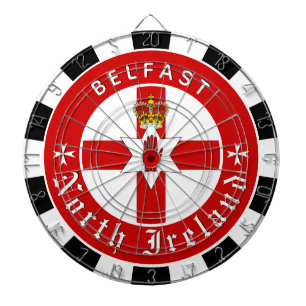 North Ireland Dartboard, Ulster Flag darts / game Dartboard