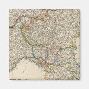 North Italy with Sardinia Magnet