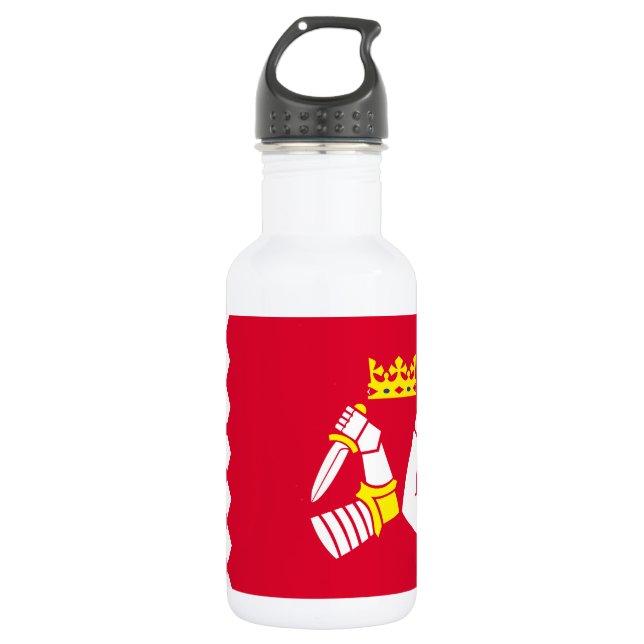 North Karelia Flag 532 Ml Water Bottle (Front)
