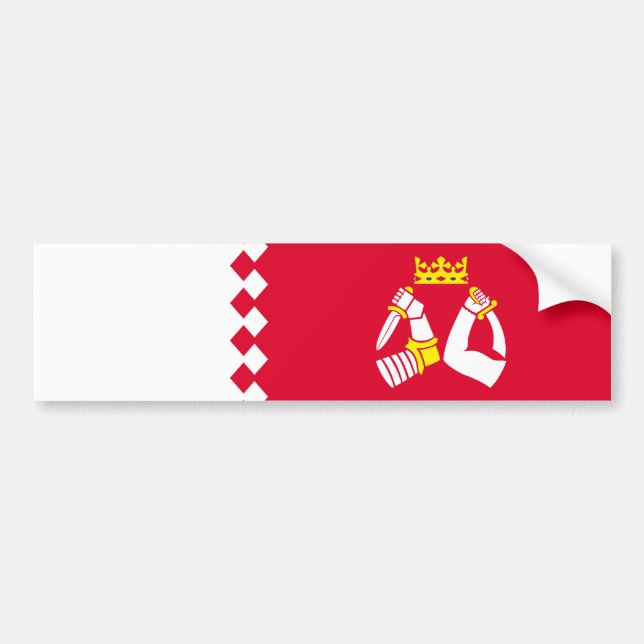North Karelia Flag Bumper Sticker (Front)