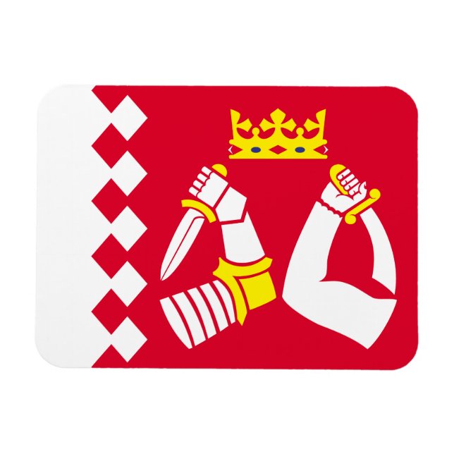North Karelia Flag Magnet (Horizontal)