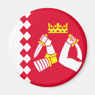 North Karelia Flag Magnet
