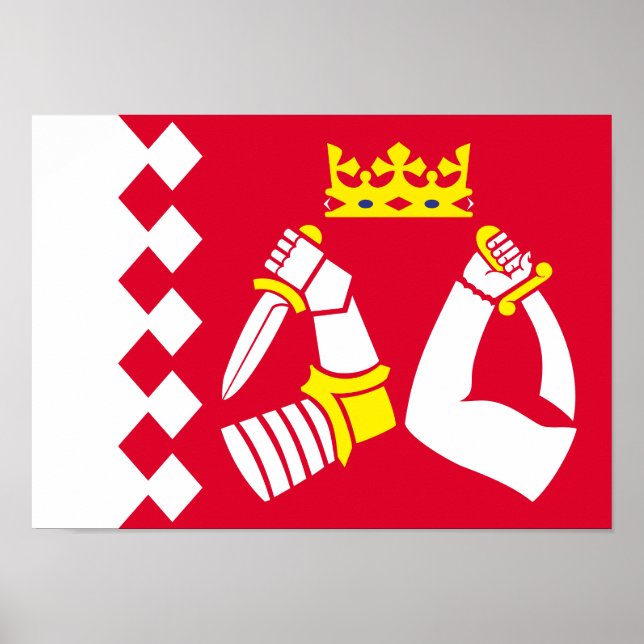 North Karelia Flag Poster (Front)